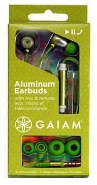 Kõrvaklapid Gaiam Alumiinium roheline