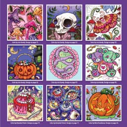 Creepy Curiosities Coloring Book: Eerie Designs to Terrify and Delight