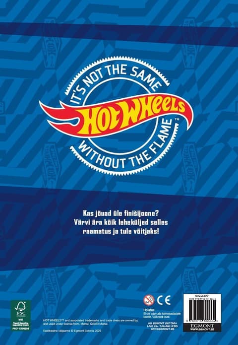 Hot Wheels. Värvimisraamat