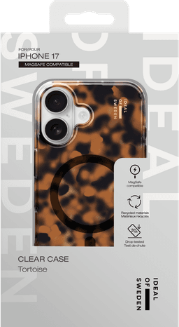 Clear Case Mid Magsafe iPhone 17 - Tortoise