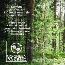 Happy Teeth ksülitooli ja erütritooliga hambakommid - Õun