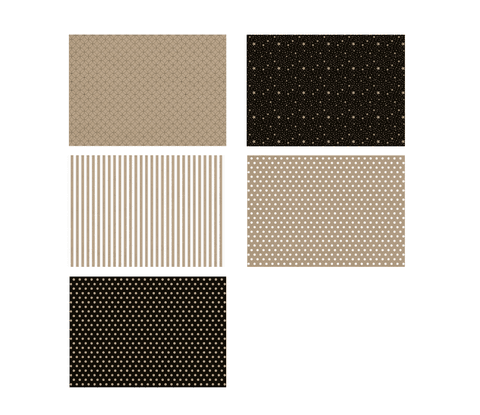 Raamatupaber Apli Kraft Black&White 0.7x2m assortii