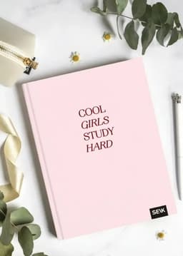 Tegude Kalender märkmik 26/27 cool girls study hard