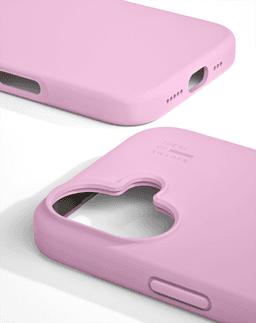 Silicone Case iPhone 16 - Bubblegum Pink