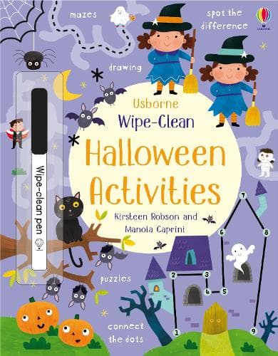 Wipe-Clean Halloween Activities: A Halloween Book for Children