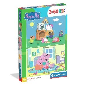 Puzzle 2x60 Peppa Pig Clementoni