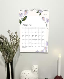 SEIK Tegude Kalender seinakalender 2026 – lillede lummuses (A3)