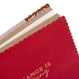 Märkmik ARTE A5 punane Change is coming