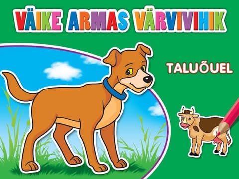 Taluõuel. Väike armas värvivihik