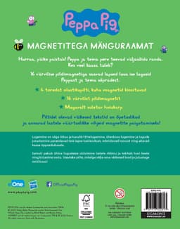 Põrsas Peppa. Magnetitega mänguraamat
