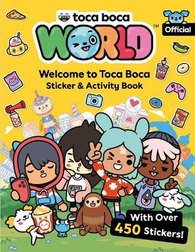 Toca Boca World: Welcome to Toca Boca Sticker & Activity Book: With Over 450 Stickers!