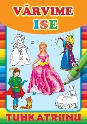 Tuhkatriinu. Värvime ise