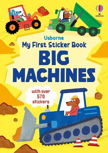 My First Sticker Book Big Machines
