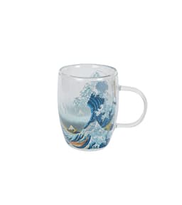Topeltseinaga klaas THE GREAT WAVE inspired by HOKUSAI