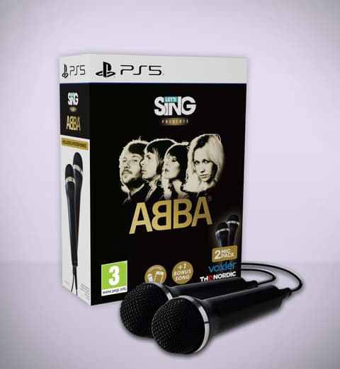 PS5 Let´s Sing Abba 2027 & 2 microphones