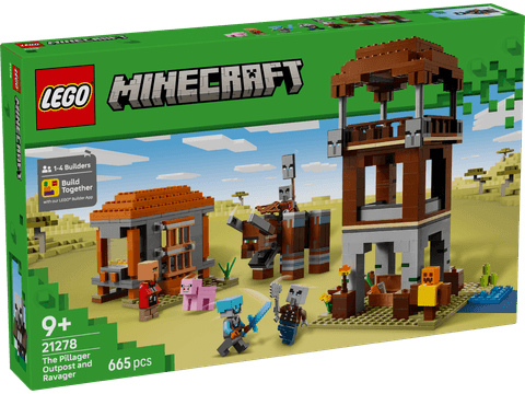 LEGO Minecraft Rüüstajate eelpost ja laastaja