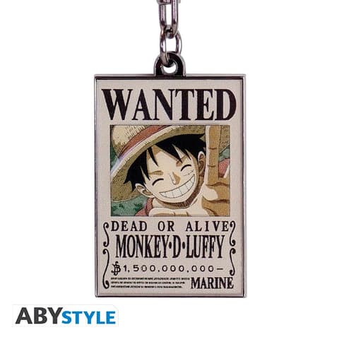Võtmehoidja ONE PIECE - "Wanted Luffy"