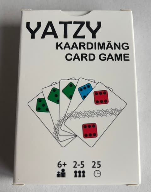 Kaardimäng "Yatzy kaardimäng"