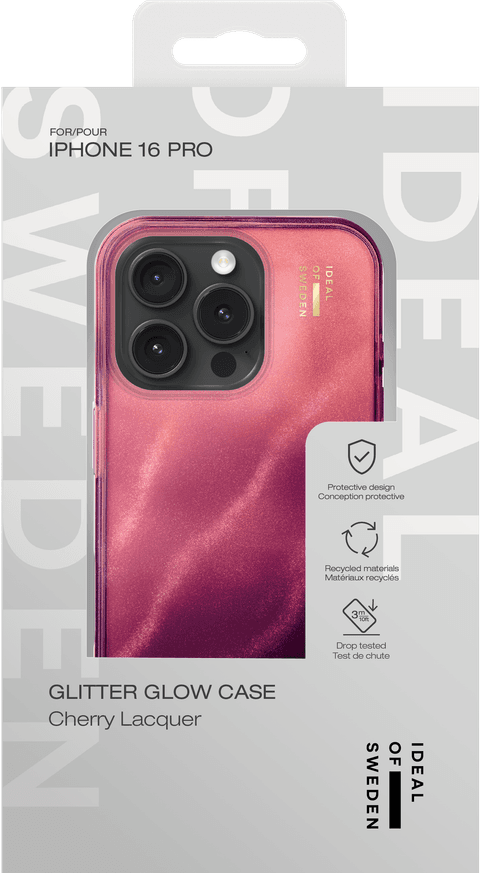 Clear Case iPhone 16 Pro - Cherry Lacquer