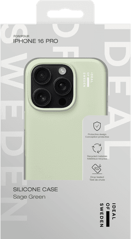 Silicone Case iPhone 16 Pro - Sage Green