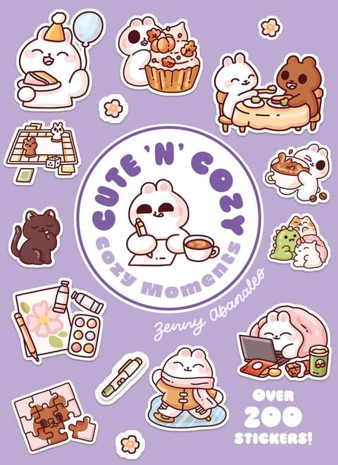 Cozy Moments: A Cute ´n´ Cozy Little Sticker Book