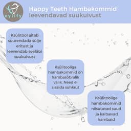 Happy Teeth ksülitooliga hambakommid - Metsamari