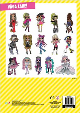 L.O.L Surprise. O.M.G. Ägedad tüdrukud. Värvimisraamat