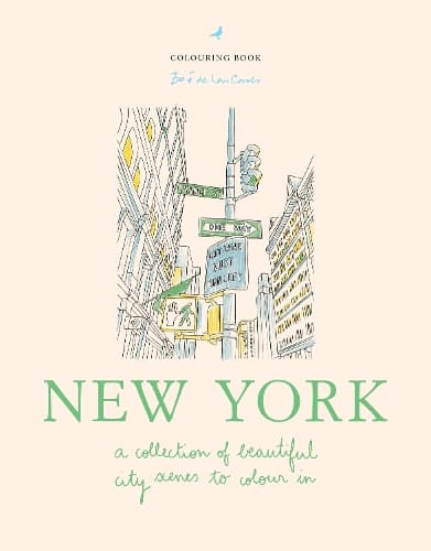 Zoé de Las Cases New York: A collection of beautiful city scenes to colour in