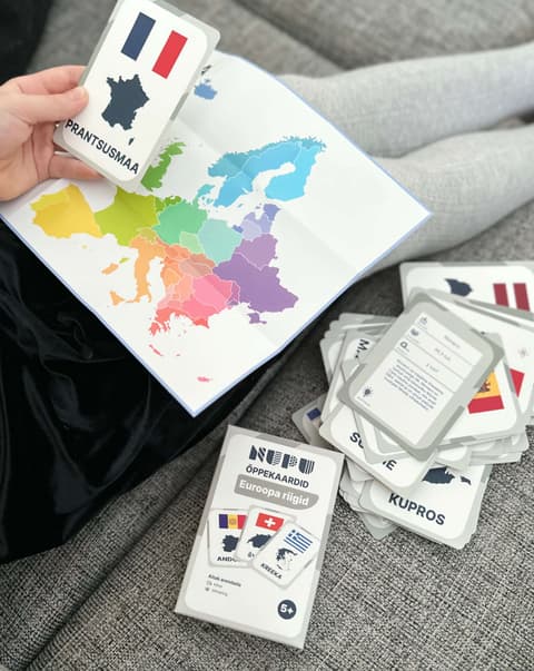 Nupu õppekaardid Euroopa riigid
