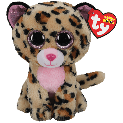 Pehme kaisuloom TY LIVVIE - brown/pink leopard regular