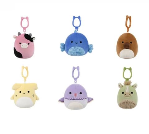 SQUISHMALLOWS Clip-on pehme 8 cm