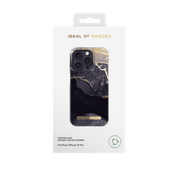 Fashion Case iPhone 15 Pro - Golden Twilight Marble
