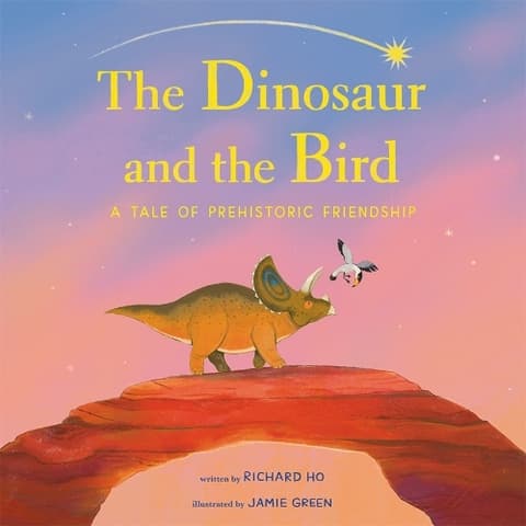 The Dinosaur and the Bird: A Tale of Prehistoric Friendship