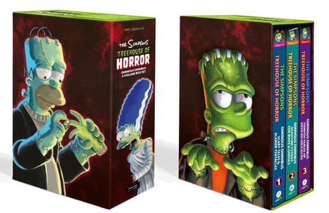 The Simpsons Treehouse of Horror Ominous Omnibus 3-Book Boxed Set