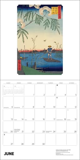 Seinakalender 2027 Hiroshige