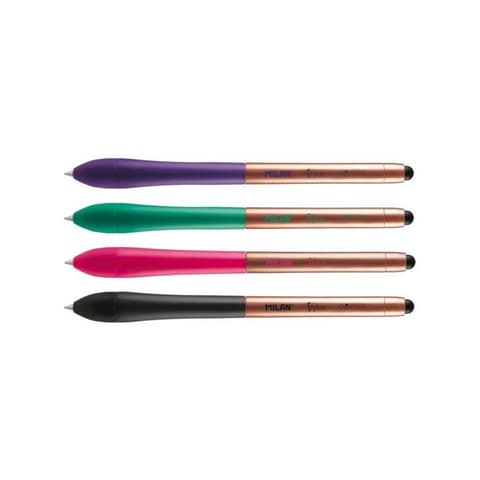 Pastapliiats MILAN Stylus 1 mm puutetundliku otsaga, sinine