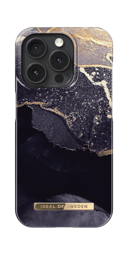 Fashion Case iPhone 15 Pro - Golden Twilight Marble