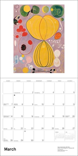 Seinakalender 2027 Hilma af Klint: Original Abstraction