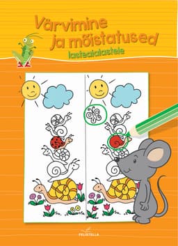 Värvimine ja mõistatused lasteaialastele. Hiireke