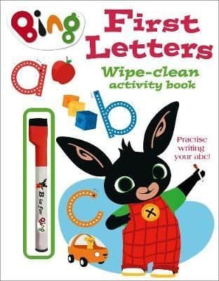 First Letters Wipe-clean activity book (Bing)