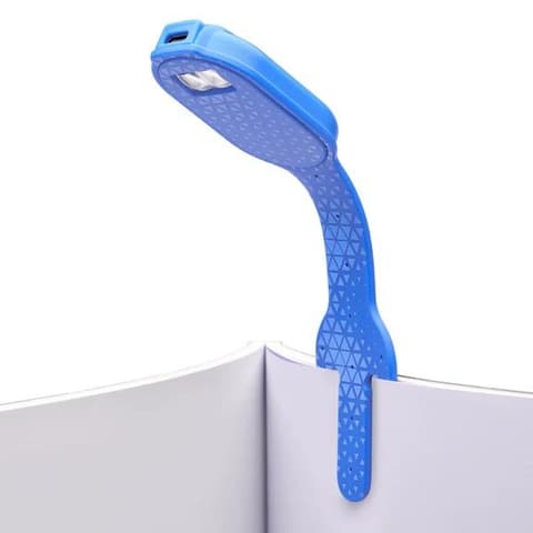 Laetav raamatulamp TG Flexilight Blue Hexagonal