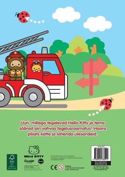 Hello Kitty. Tegelusraamat kleepsudega