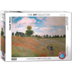 Pusle 1000 tk The Poppy Field by Monet