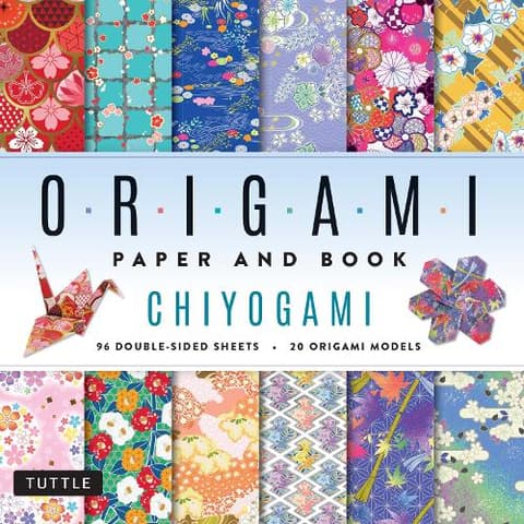 Chiyogami Origami Paper and Book: 20 Easy Models with 96 High Quality Folding Sheets (Double-Sided)