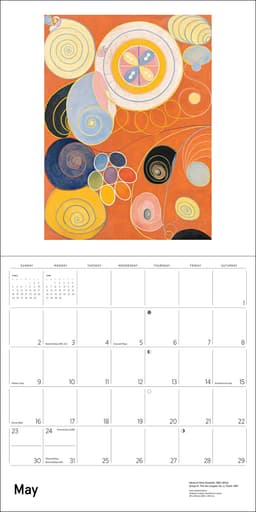 Seinakalender 2027 Hilma af Klint: Original Abstraction