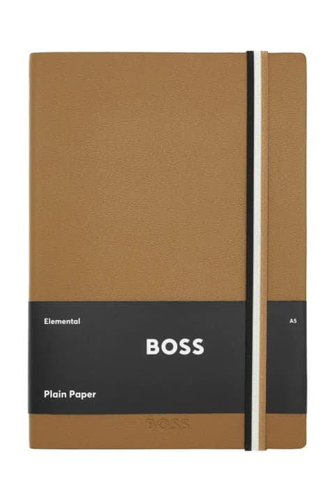 Märkmik A5 BOSS Iconic Camel, valge sisu
