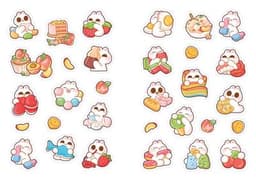 Cozy Food: A Cute ´n´ Cozy Little Sticker Book