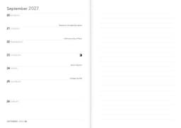 Kalendermärkmik Nina Pace: Love Oracle 2027 Luxury Diary Planner - Page to View with Notes
