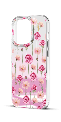 Mirror Case iPhone 15 Pro - Rose Blush Floral