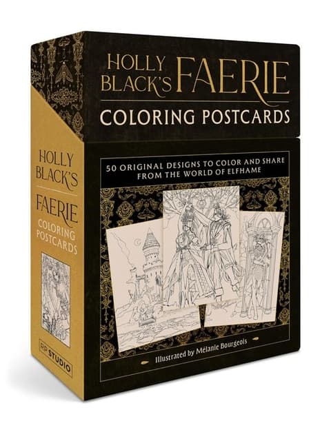 Holly Black´s Faerie Coloring Postcards
